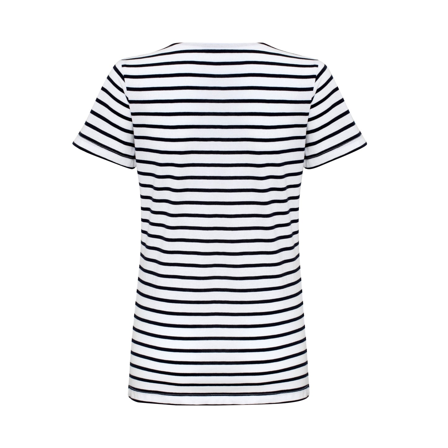 Asquith & Fox Women's Coastal Short Sleeve Tee Crew Neck Soft Cotton Top