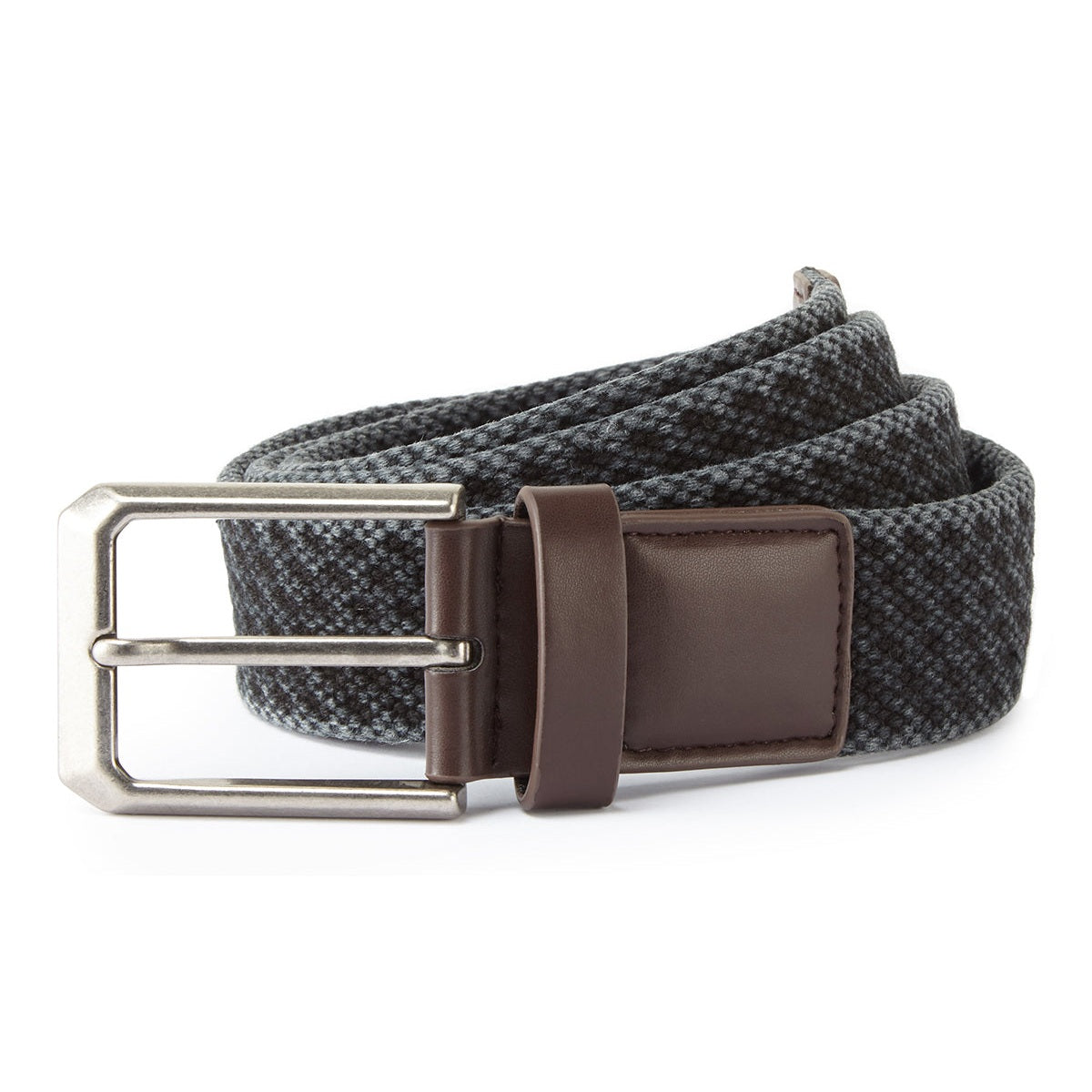 Asquith & Fox Men's Vintage Wash Canvas Belt with Faux Leather Detailing