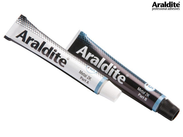 Araldite Steel Epoxy 2x15ml Tubes Strong Water-Resistant Metal Adhesive