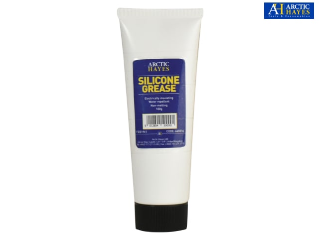 Arctic Hayes Silicone Grease 100g Tube WRAS Approved for Plumbing Use