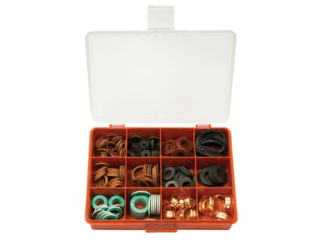 Arctic Hayes 210 Piece Plumber's Essential Washer Kit for Home & Van Use