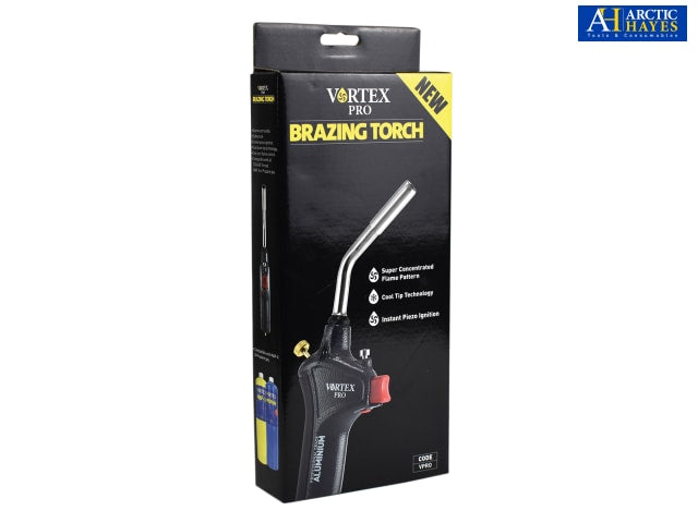 Arctic Hayes Vortex Pro Gas Torch with Piezo Ignition and Flame Adjustment