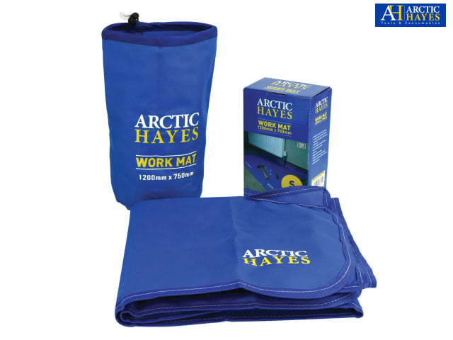 Arctic Hayes Work Mat 1250x750mm Waterproof Anti-Slip Washable with Bag