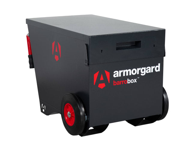 Armorgard Barrobox Mobile Security Box with Wheels, 5-Lever Deadlocks, Steel