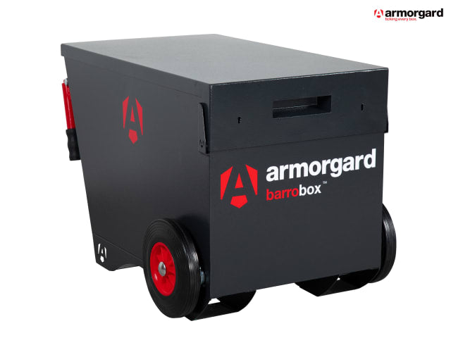 Armorgard Barrobox Mobile Security Box with Wheels, 5-Lever Deadlocks, Steel