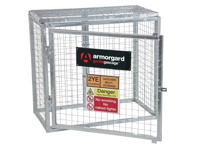 Armorgard Gorilla Bolt Together Gas Cage 1012mm Secure Storage for Gas Bottles