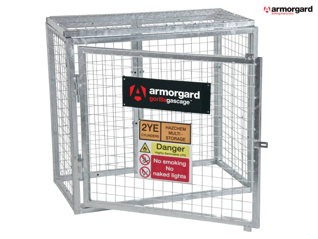 Armorgard Gorilla Bolt Together Gas Cage 1012mm Secure Storage for Gas Bottles