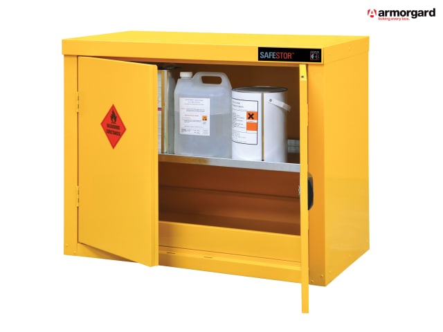 Armorgard HFC1 SafeStor Hazardous Floor Cupboard 900x465x700mm Fire Resistant