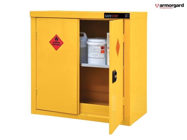 Armorgard HFC3 SafeStor Hazardous Floor Cupboard 900mm Fire Resistant Storage