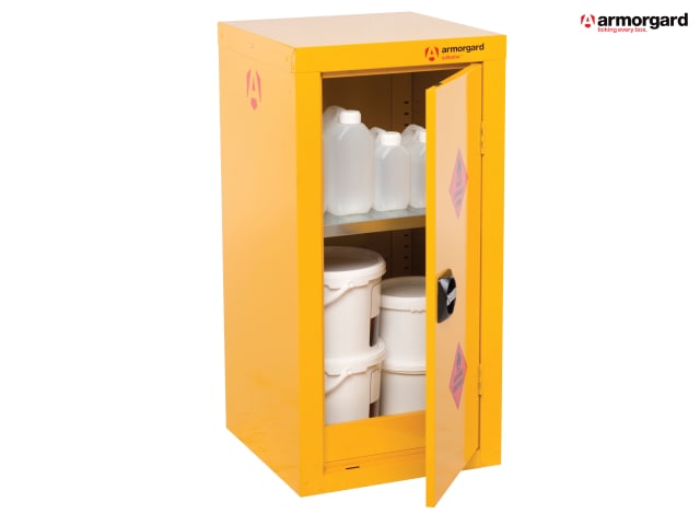 Armorgard HFC4 SafeStor Hazardous Floor Cupboard 450x465x905mm Fire Resistant