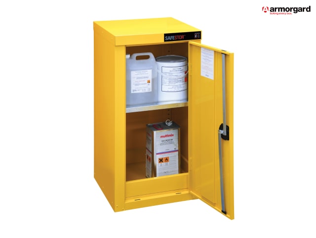 Armorgard HFC4 SafeStor Hazardous Floor Cupboard 450x465x905mm Fire Resistant