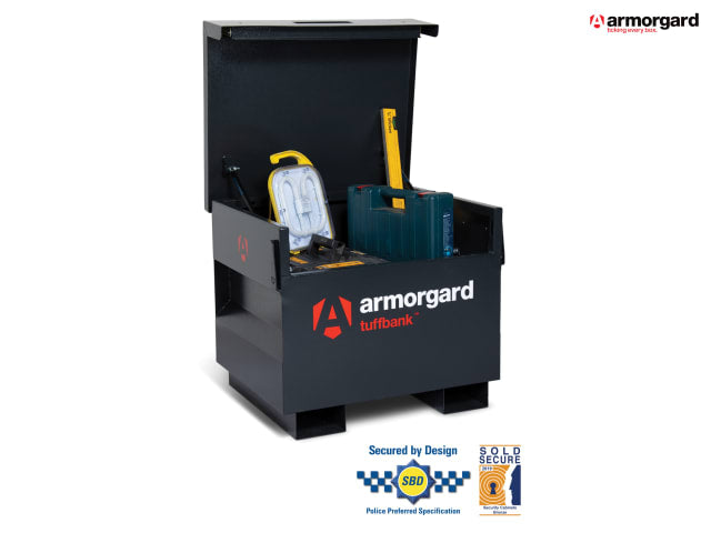 Armorgard TB21 TuffBank Site Box 760x615x640mm Secure Storage & Locking System