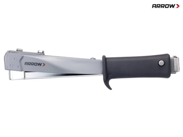 Arrow HT55 Hammer Tacker Heavy-Duty Steel Anti-Slip Grip for Roofing Insulation