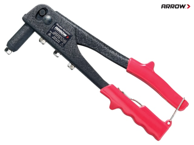 Arrow RH200 Rivet Tool Professional All-Purpose with 4 Nose Pieces