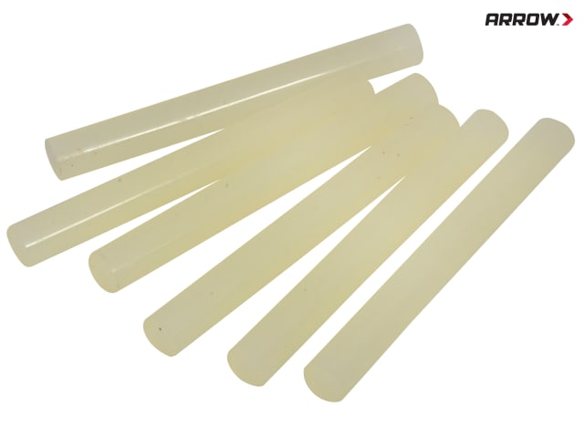 Arrow SS6 Slow Set Glue Sticks 102mm Pack of 6 Ideal for Plastics Fabrics