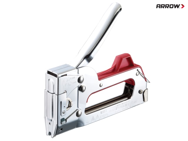 Arrow T2025 Staple & Wire Tacker with Adjustable Height Guide for Staples