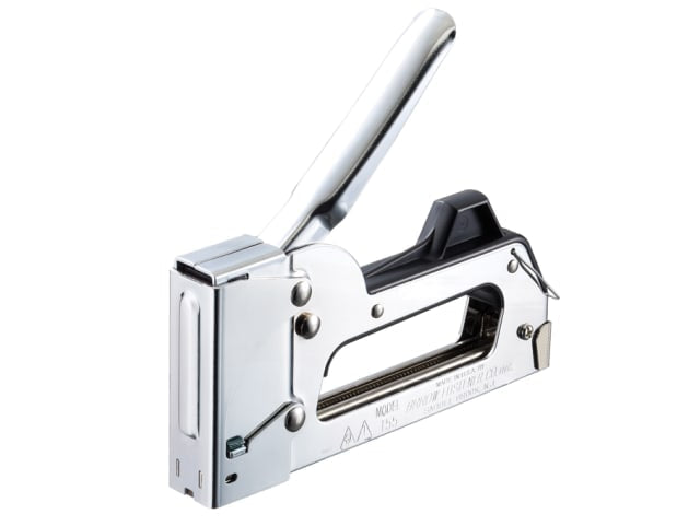 Arrow T55C Chrome Tacker Gun Medium-Duty Steel Construction DIY Stapler