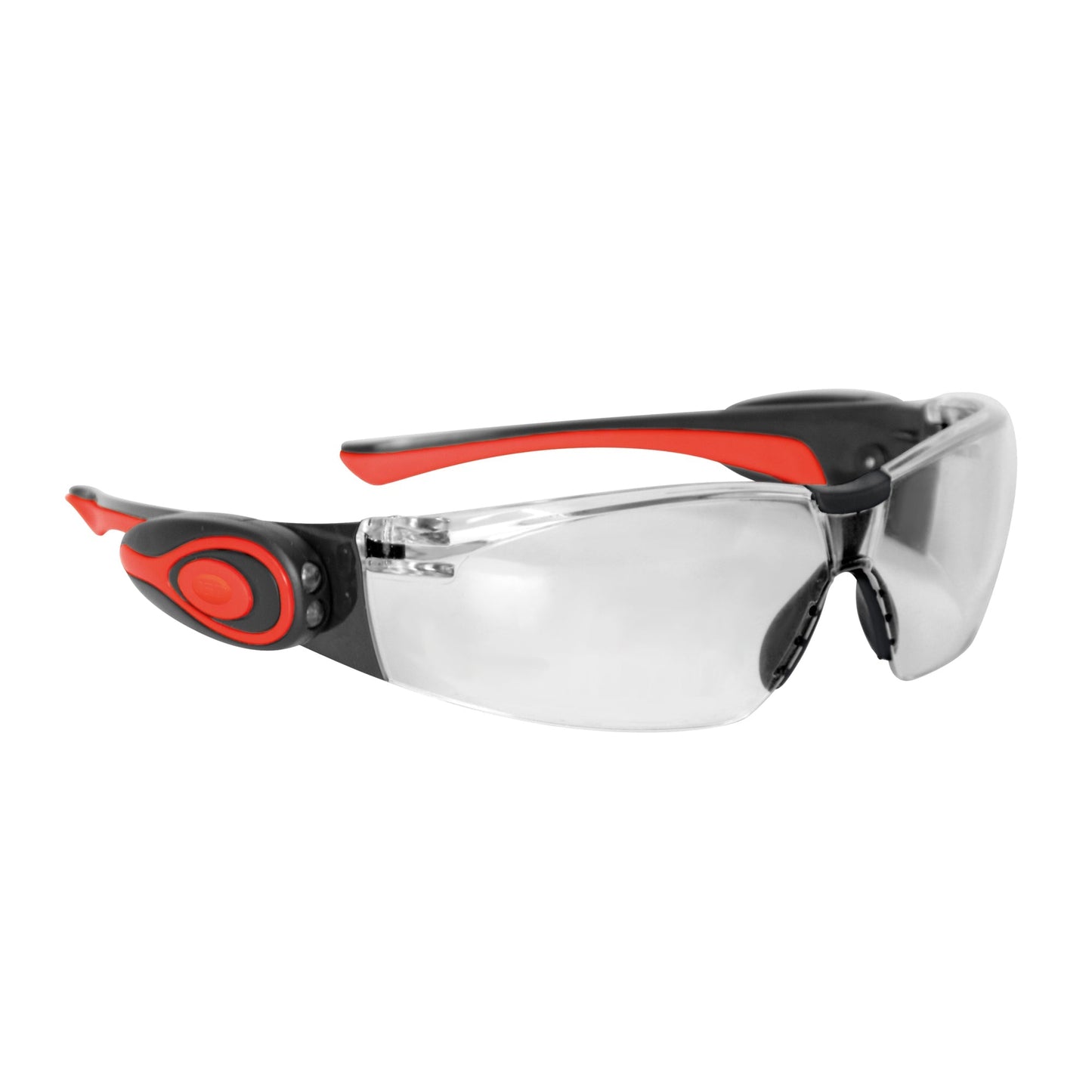 JSP Stealth 8000 Safety Specs with LED Lights Clear Lens Lightweight Protection