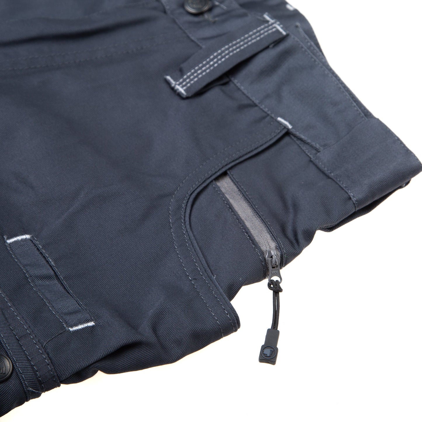 Apache ATS Steel Grey Cargo Shorts Lightweight Fabric Multi Pocket Design