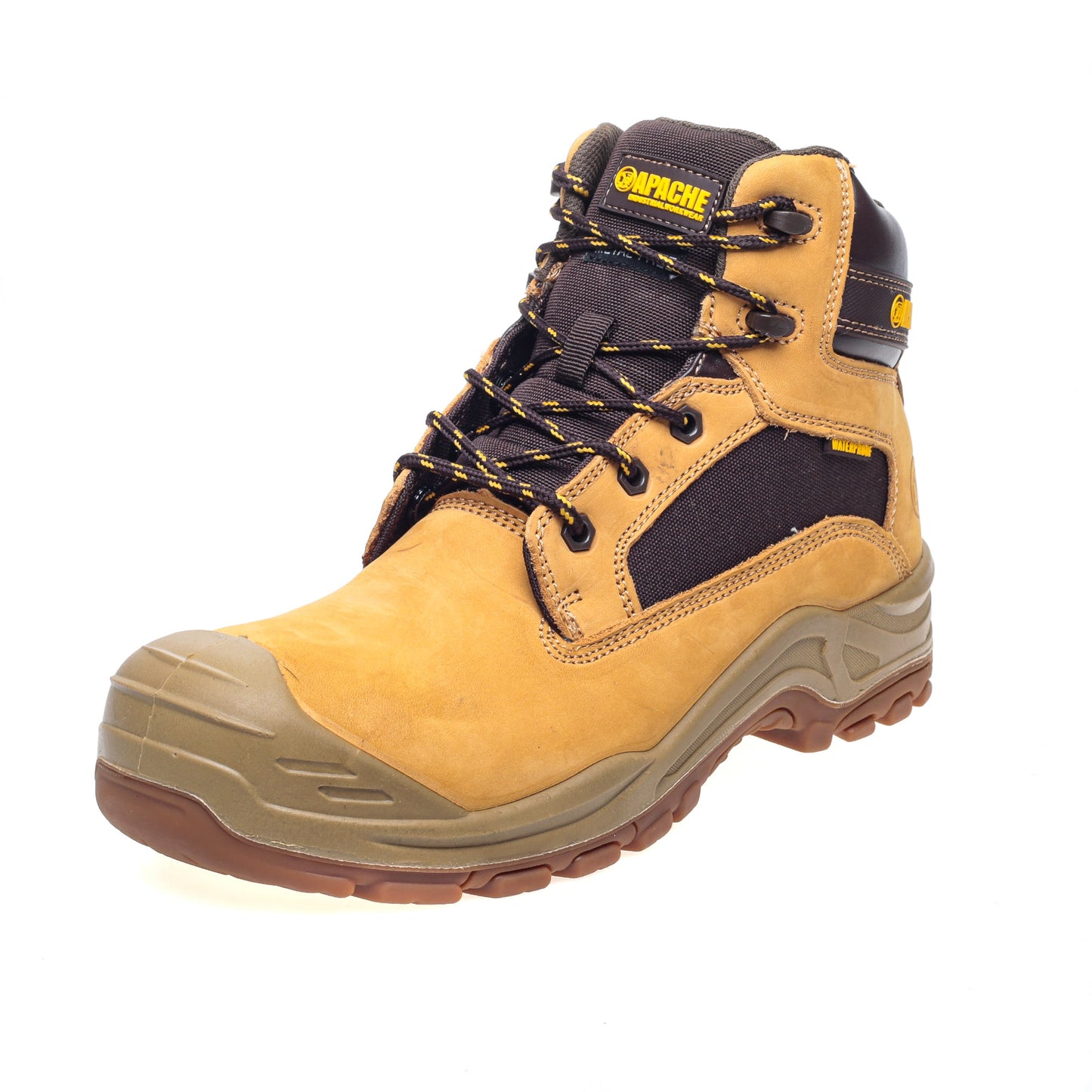 Apache Arizona Nubuck Waterproof Safety Boots Non-Metallic Toe Heat Resistant