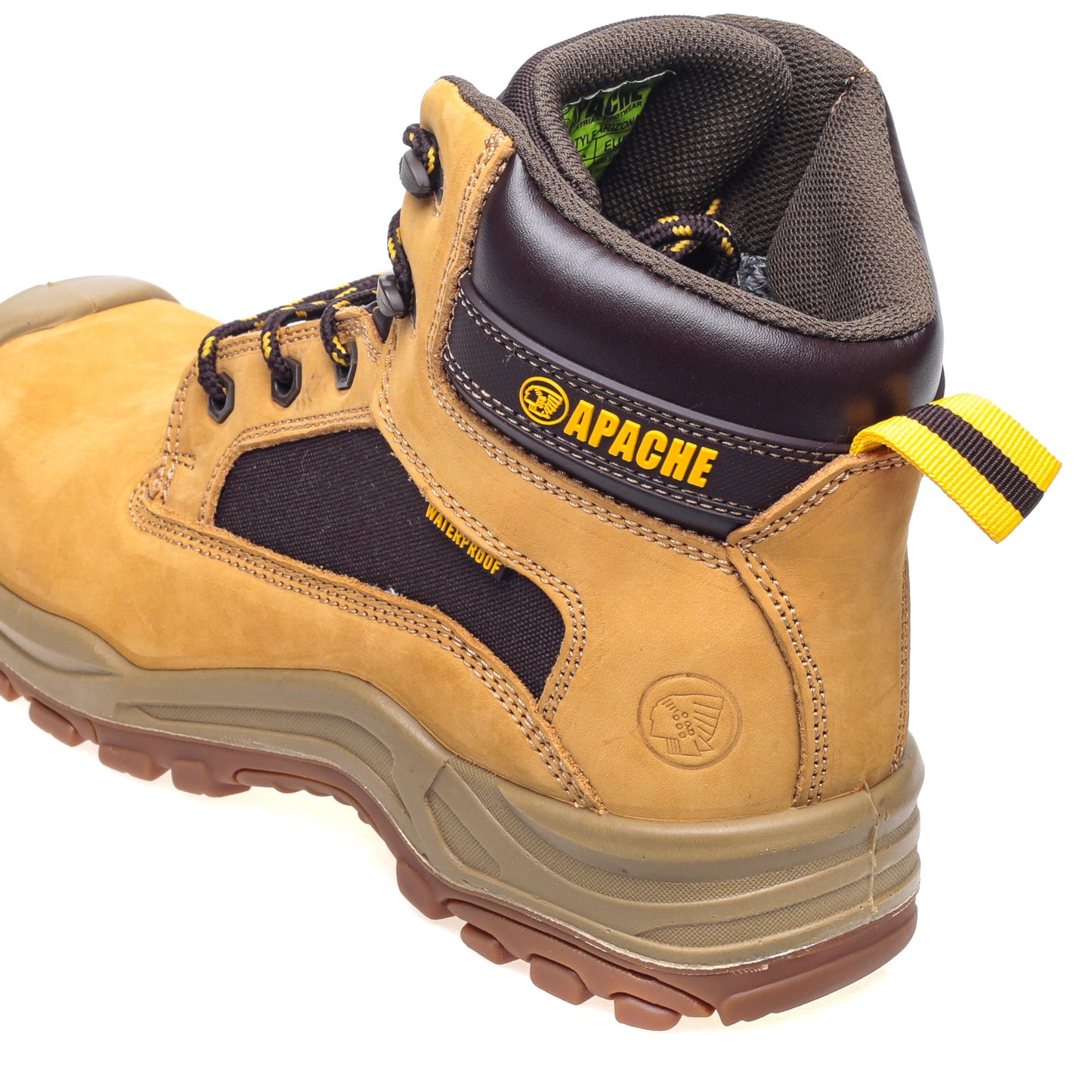 Apache Arizona Nubuck Waterproof Safety Boots Non-Metallic Toe Heat Resistant