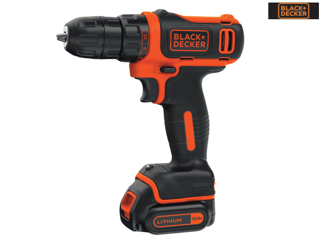 BLACK + DECKER BDCDD12 Ultra Compact 10.8V Drill Driver with Li-ion Battery