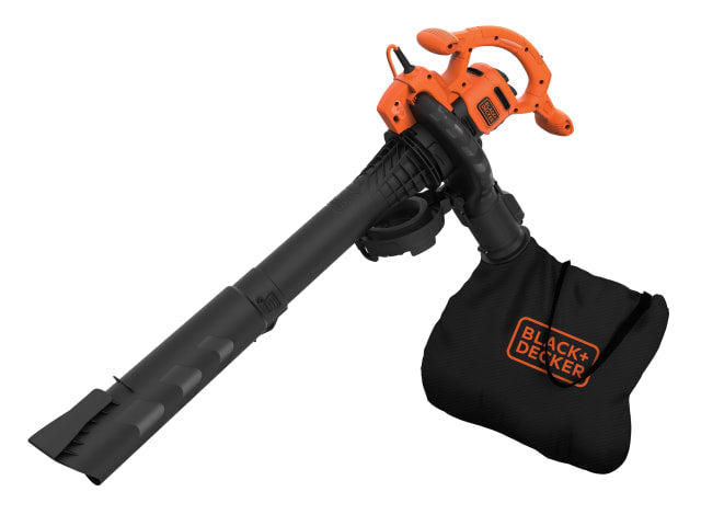 BLACK + DECKER BEBLV260 3-in-1 Electric Leaf Blower Vacuum Shredder 2600W