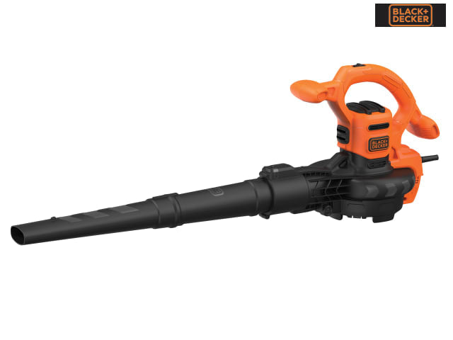 BLACK + DECKER BEBLV260 3-in-1 Electric Leaf Blower Vacuum Shredder 2600W