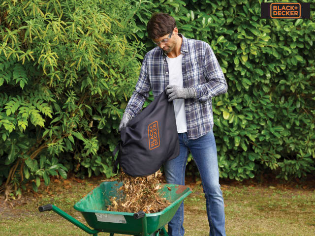 BLACK + DECKER BEBLV260 3-in-1 Electric Leaf Blower Vacuum Shredder 2600W