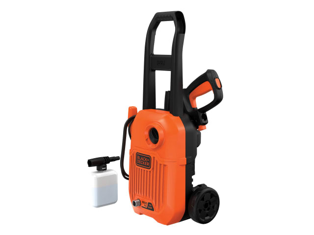 BLACK + DECKER BEPW1300L Pressure Washer 110 Bar Self Priming Compact Design
