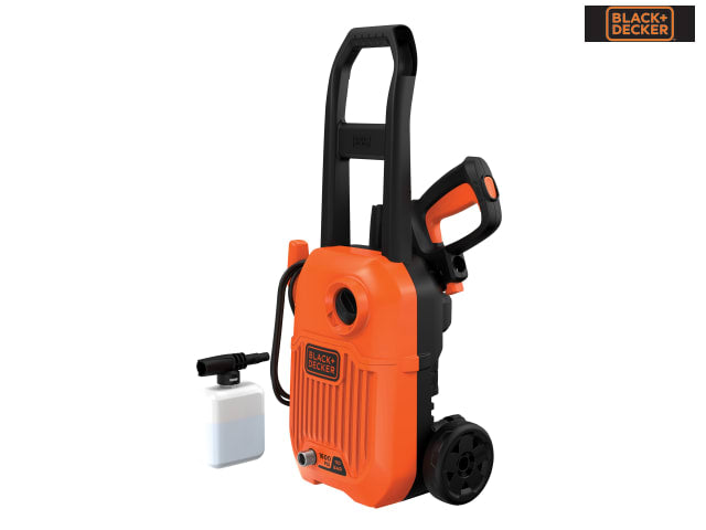 BLACK + DECKER BEPW1300L Pressure Washer 110 Bar Self Priming Compact Design