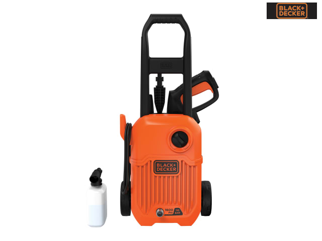 BLACK + DECKER BEPW1300L Pressure Washer 110 Bar Self Priming Compact Design