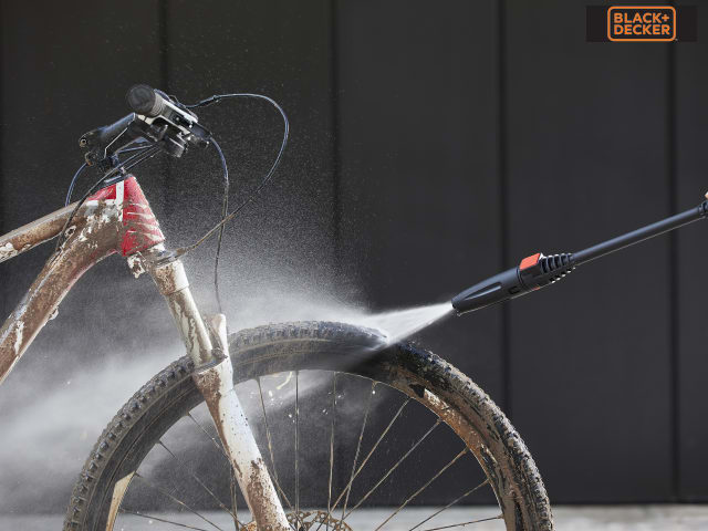 BLACK + DECKER BEPW1300L Pressure Washer 110 Bar Self Priming Compact Design