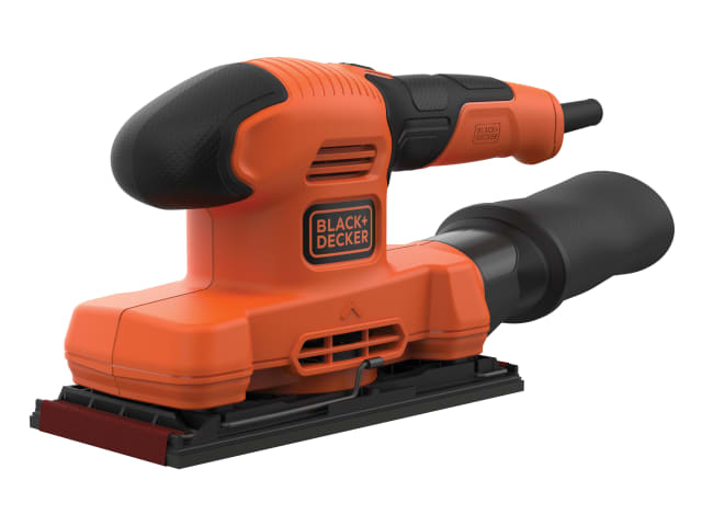 BLACK + DECKER BEW220 1/3 Sheet Sander 150W Lightweight Dust Extraction 240V