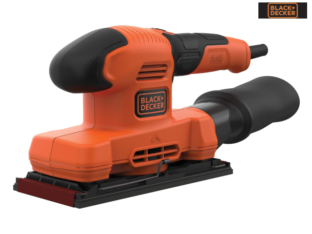 BLACK + DECKER BEW220 1/3 Sheet Sander 150W Lightweight Dust Extraction 240V