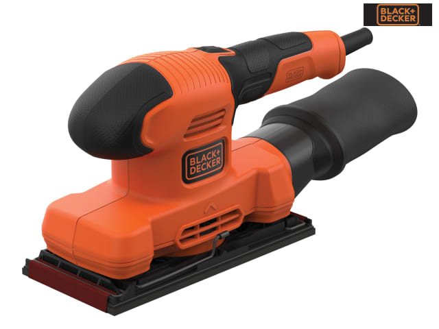 BLACK + DECKER BEW220 1/3 Sheet Sander 150W Lightweight Dust Extraction 240V