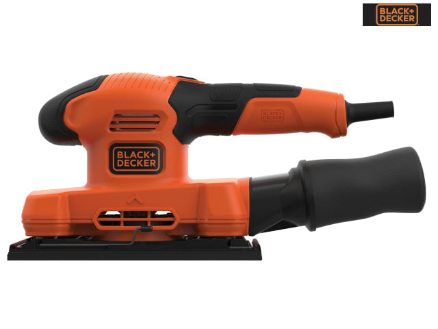 BLACK + DECKER BEW220 1/3 Sheet Sander 150W Lightweight Dust Extraction 240V