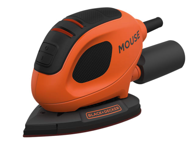 BLACK + DECKER BEW230BCA Mouse Sander 55W Compact Design 5 Sanding Sheets