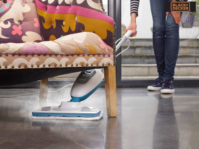 BLACK + DECKER FSM13E1 Electric Steam Mop 1300W 240V 99.9% Germ Kill
