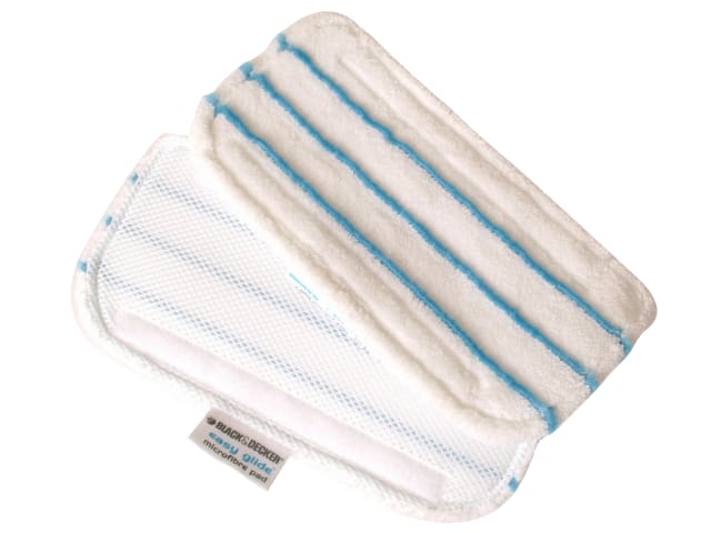 BLACK + DECKER Steam Mop Replacement Pads Pack of 2 Microfiber High Quality