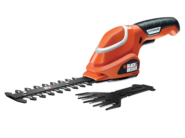 BLACK + DECKER GSL700 Shear Shrubber Kit 7V 1.2Ah Li-ion Battery 60min Runtime