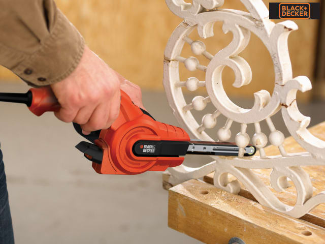 BLACK + DECKER KA900E Powerfile Belt Sander 350W Variable Speed Dust Canister