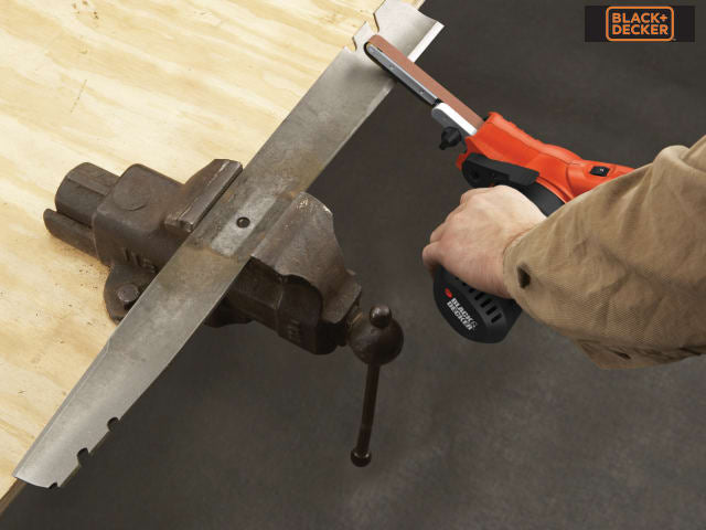 BLACK + DECKER KA900E Powerfile Belt Sander 350W Variable Speed Dust Canister