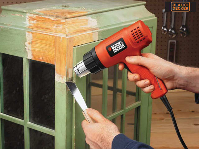 BLACK + DECKER KX1650 Heat Gun 1750W 240V 2 Heat Settings Paint Stripping