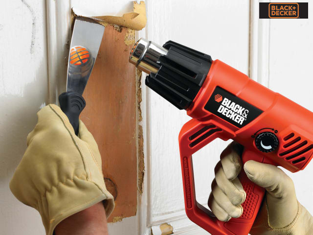 BLACK + DECKER KX2001K 2000W Heat Gun Kit 2-Speed Variable Heat Control