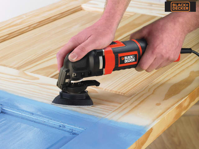 BLACK + DECKER MT300KA 300W Oscillating Tool with Tool-Free Accessory Change