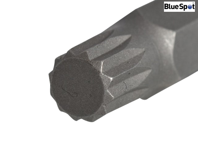 BlueSpot 3/8in Drive Extra Long Spline Socket Bit Set 7 Piece Chrome Vanadium