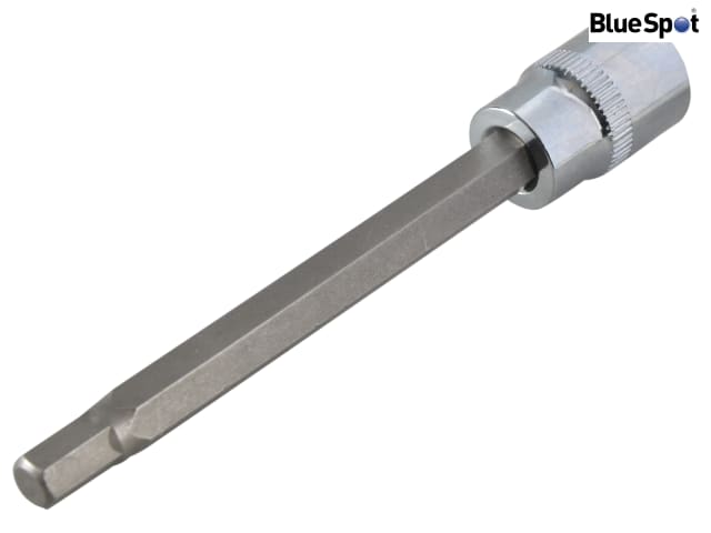 BlueSpot 3/8in Drive Extra Long Hex Socket Bit Set 7 Piece Chrome Vanadium