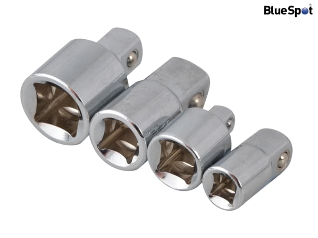BlueSpot Tools 4 Piece Adaptor Set Chrome Vanadium Durable with Ball Bearings