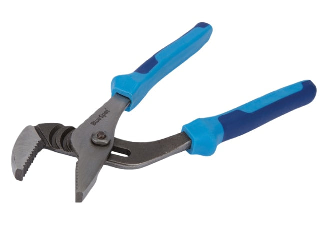 BlueSpot Heavy-Duty Water Pump Pliers 250mm Carbon Steel Soft Grip Handles